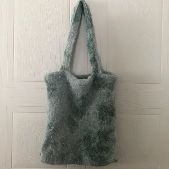 Free People Fuzzy Tote Bag - Picture 1 of 2